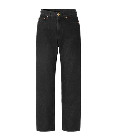 Blazé Milano Clapotis Paso High-rise Straight-leg Jeans In Black