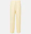 Blazé Milano Fox Pleated Front Trousers With Side Pockets In Neutrals
