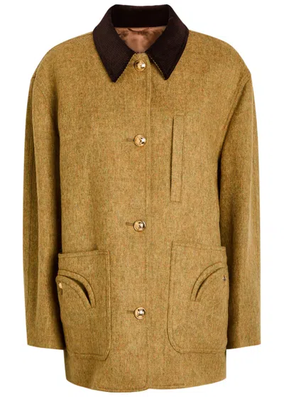 BLAZÉ MILANO BLAZE MILANO CLELIA BRUSHED WOOL JACKET