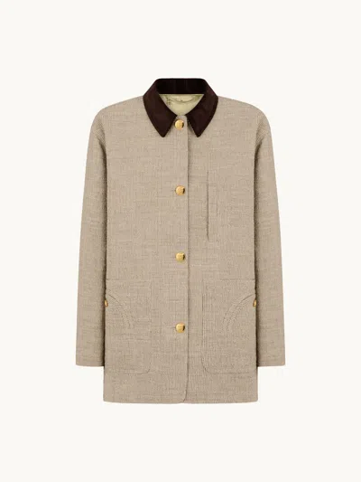 Blazé Milano Clelia Jacket Sand Ii In Neutral