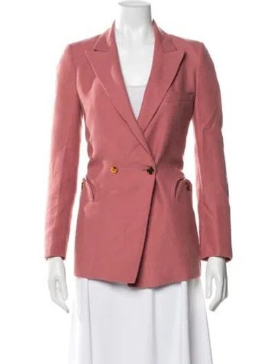 Pre-owned Blazé Milano Coat In Pink