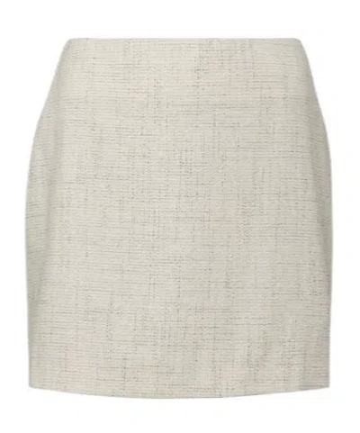 Blazé Milano Coci Checked Miniskirt In Neutral