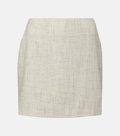 Blazé Milano Coci Checked Miniskirt In Yellow