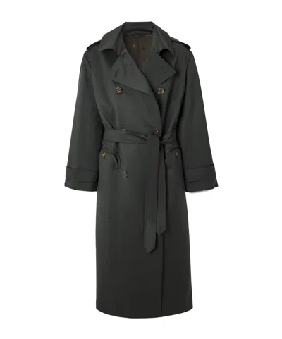 Blazé Milano Collared Long-sleeved Coat In Black