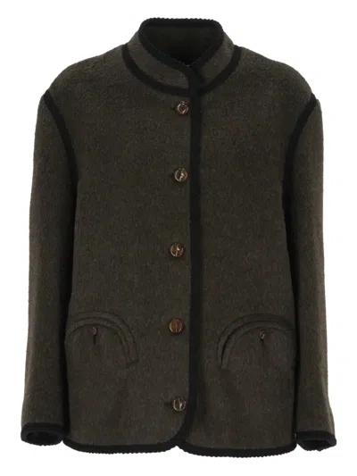 BLAZÉ MILANO CONTRAST-TRIM JACKET