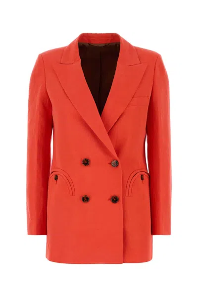 BLAZÉ MILANO CORAL SILK BLEND FLICA EVERYDAY BLAZER