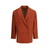 Blazé Milano Nightbreak Dehel Blazer Back Slit In Brown
