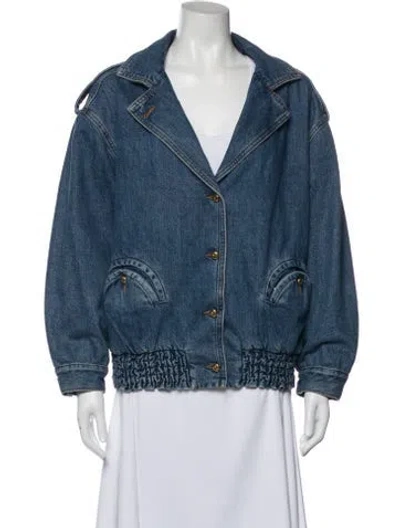 Pre-owned Blazé Milano Denim Jacket In Blue