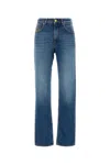 Blazé Milano Nariida Norico Straight High Rise Jeans In Blue