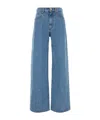 Blazé Milano Blaze Milano Denim Nariida Wide-leg Jeans In Blue