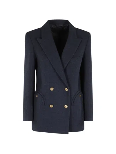 Blazé Milano Double-breasted Blazer In Blue