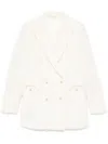Blazé Milano Double-breasted Blazer In White