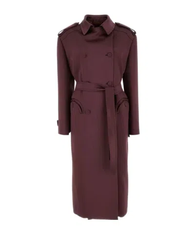 Blazé Milano Double-breasted Coat In Red