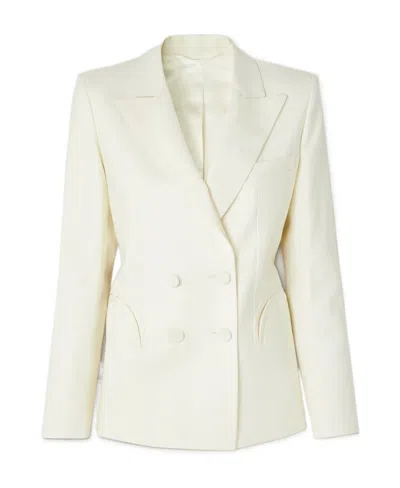 Blazé Milano Double-breasted Suit Jacket In Neutral