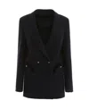 Blazé Milano Blaze Milano Resolute Everynight Essential Wool Blazer In Black