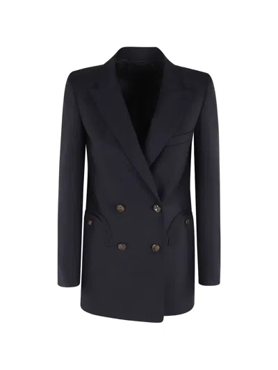 Blazé Milano Double-breasted Jacket In Black