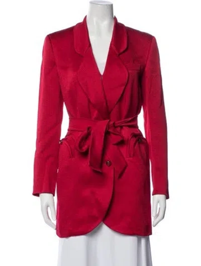 Pre-owned Blazé Milano Evening Jacket In Red