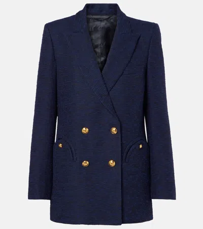 Blazé Milano Everyday Cotton-blend Blazer In Blue