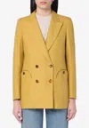 Blazé Milano Midday Sun Blazer In Mustard