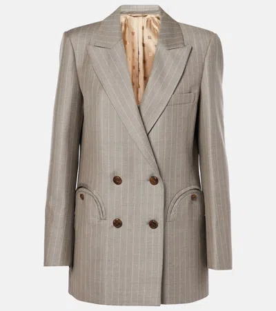 Blazé Milano Everyday Wool Blazer In Grey