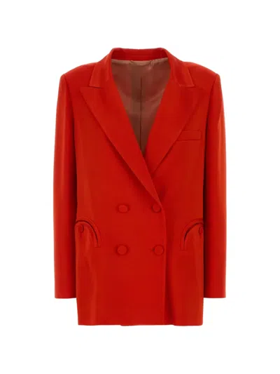 Blazé Milano Everynight Double-breasted Blazer In Red