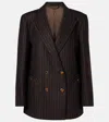 Blazé Milano Everynight Wool And Cashmere Blazer In Brown