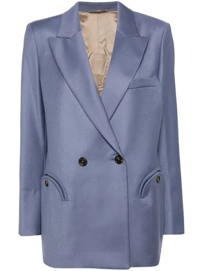 Blazé Milano Exit Charmer Wool Blazer In Blue