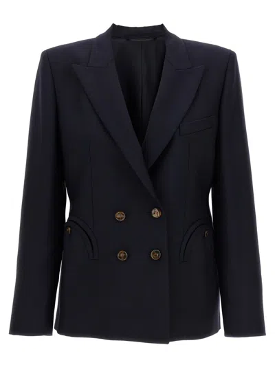 Blazé Milano Exclusive Everyday Bouclé Blazer In Blue