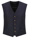 Blazé Milano V-neck Vest In Black