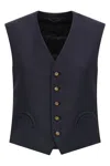 Blazé Milano First Class Feral Vest In Blue