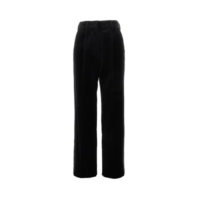 BLAZÉ MILANO 'FOX' VELVET PANTS WITH DARTS