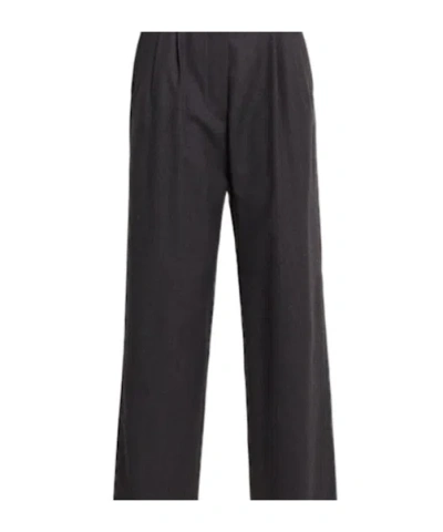 Blazé Milano Fox Wool Straight Pants In Blue