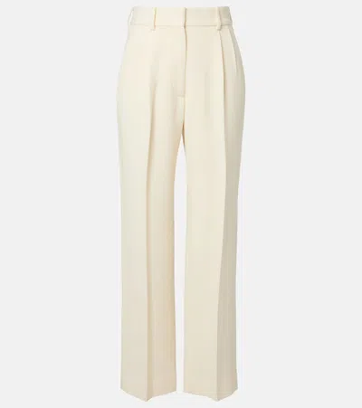 Blazé Milano Blaze Milano Women Beige Trousers With Two Side Pockets In Linen Blend Woman In Blue