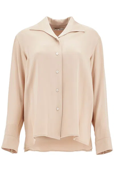 Blazé Milano Women's Frique Gigi Crãªpe Shirt In Beige