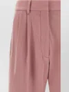 Blazé Milano Pleated Tailored Trousers In Pink