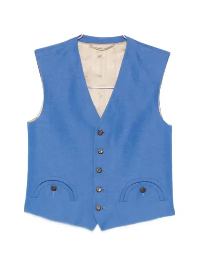 Blazé Milano Front-pocket Waistcoat In Multi