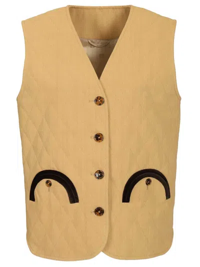 Blazé Milano Ghost Suffolk Gilet Jackets Brown