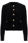 Blazé Milano Missy Collarless Cotton-blend Tweed Jacket