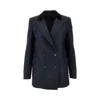 Blazé Milano Blaze Milano Charmer Herringbone Wool Blazer In Blue
