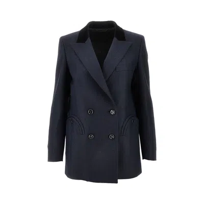 Blazé Milano Herringbone Wool 'everyday' Jacket In Blue