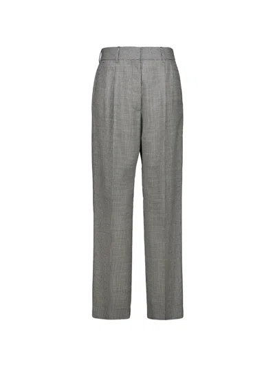 Blazé Milano Houndstooth Trousers In Gray