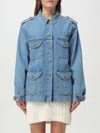 Blazé Milano Blaze Milano Nariida Maya Safari Jacket In Denim In Denim
