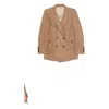 Blazé Milano Cholita Double-breasted Blazer In Brown