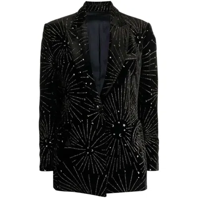 Blazé Milano Corazon Tomboy Single-breasted Blazer In Black