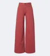 Blazé Milano Blaze Milano Java Wide-leg Jeans In Rosa