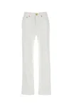 Blazé Milano Denim Jeans Featuring Belt Loops In White