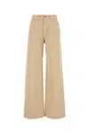 Blazé Milano Jeans Dalla Gamba Ampia Nariida In Denim Beige Donna In Beige O Tan