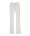 Blazé Milano Denim Jeans Featuring Belt Loops In White
