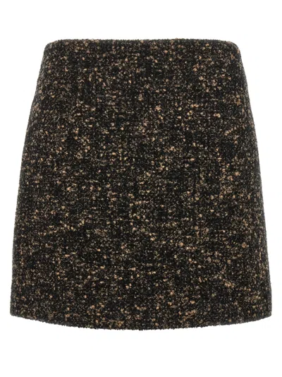 Blazé Milano Coci Wool-blend Tweed Miniskirt In Multi