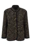 Blazé Milano Katara Curly Blazer In Brown